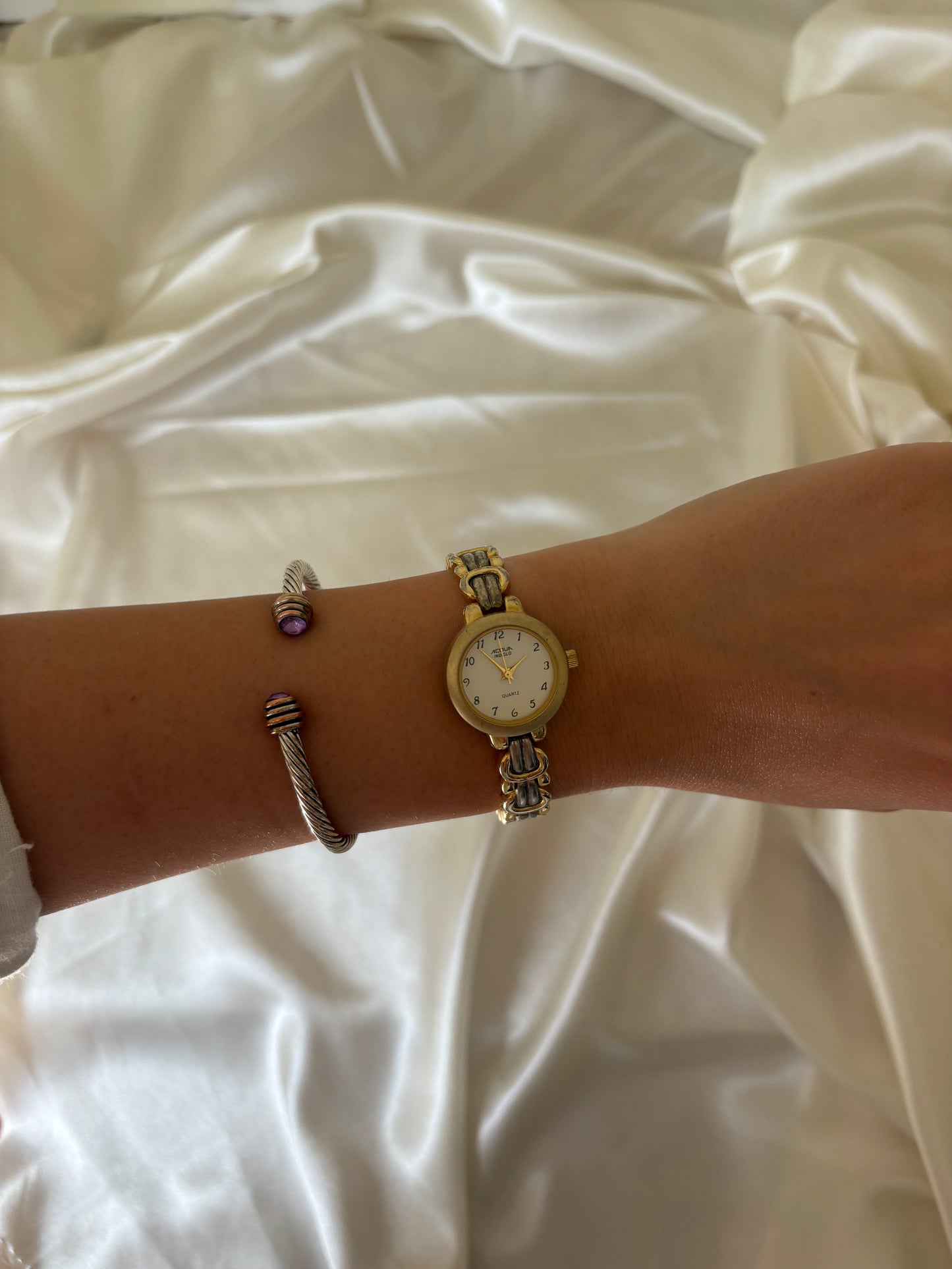 Gold & Silver Acqua Watch