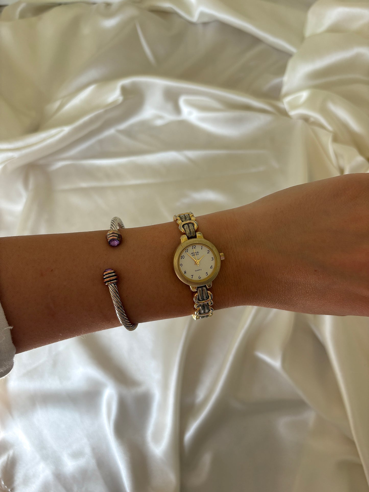 Gold & Silver Acqua Watch