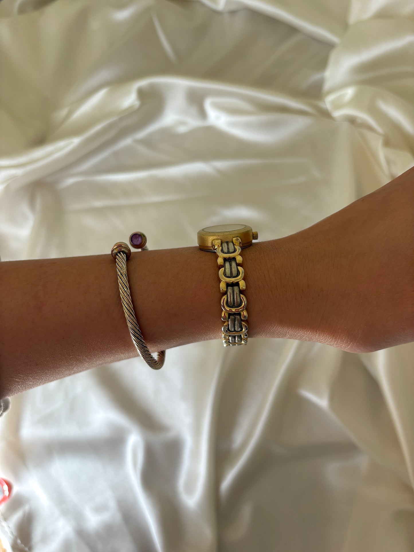 Gold & Silver Acqua Watch