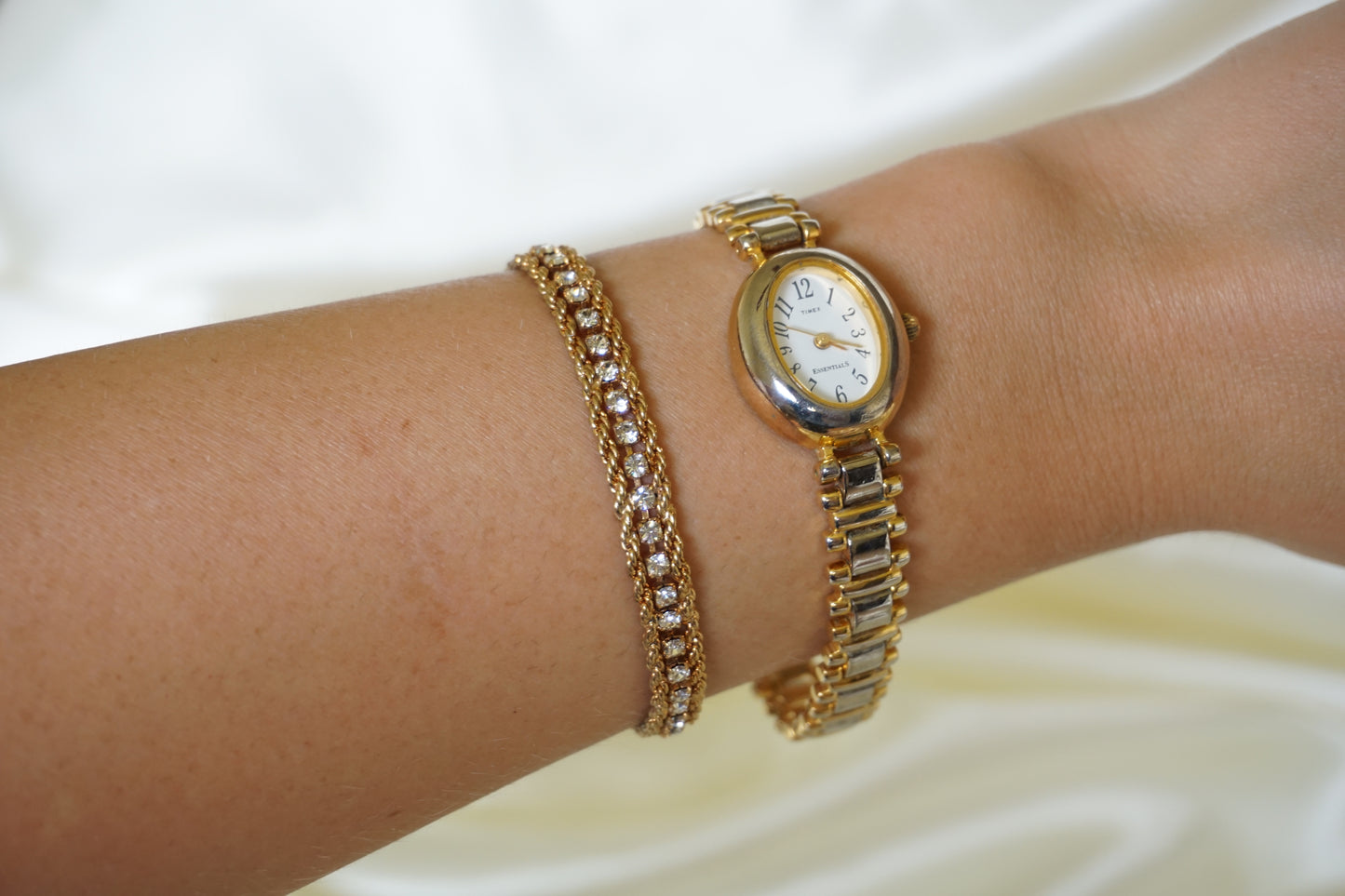 Two Tone Timex Watch