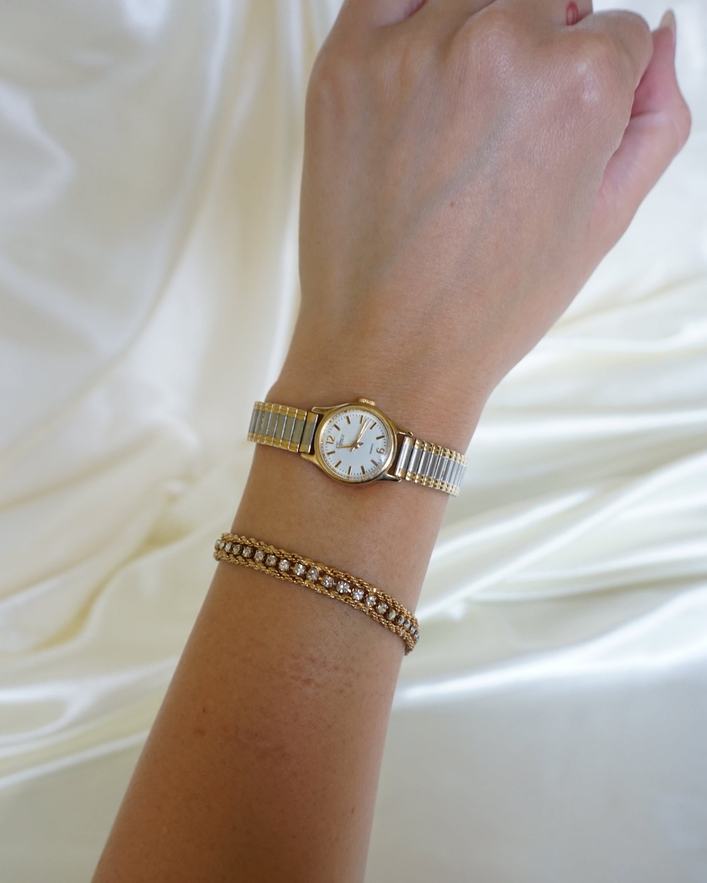 Gold & Silver Timex Watch