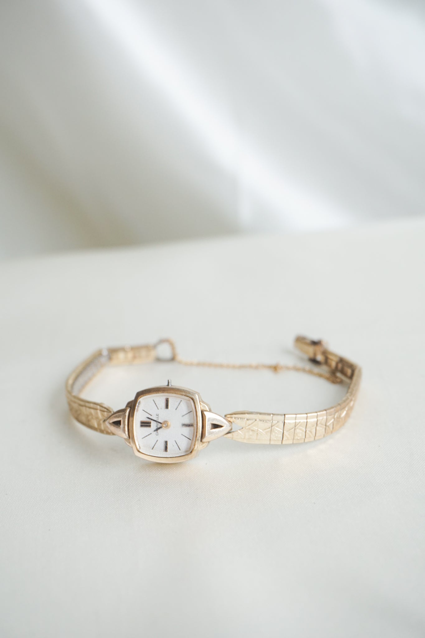 Gold Caravelle Watch