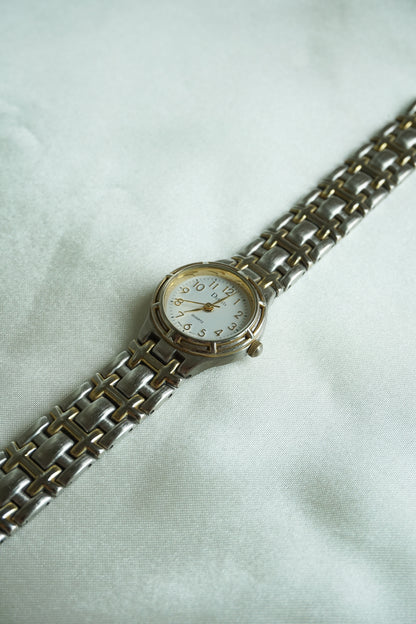 Two Tone Details Watch