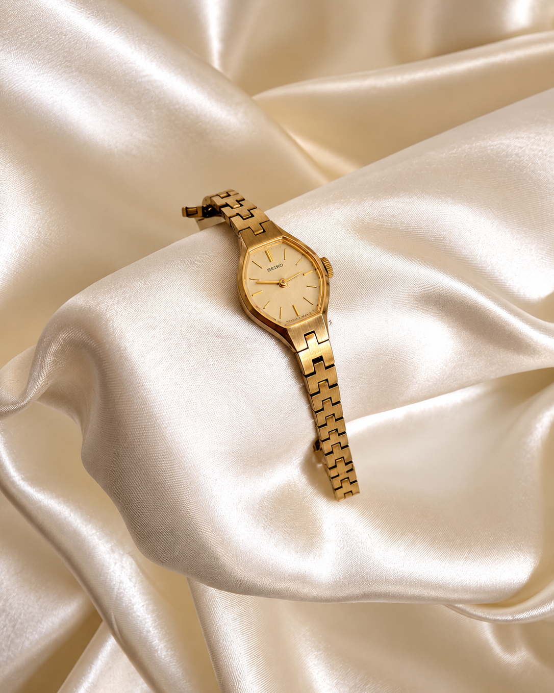 The Vintage Seiko | Geometric Gold Bracelet