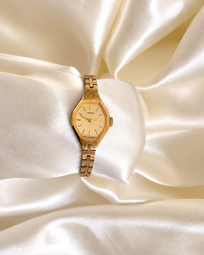 The Vintage Seiko | Geometric Gold Bracelet