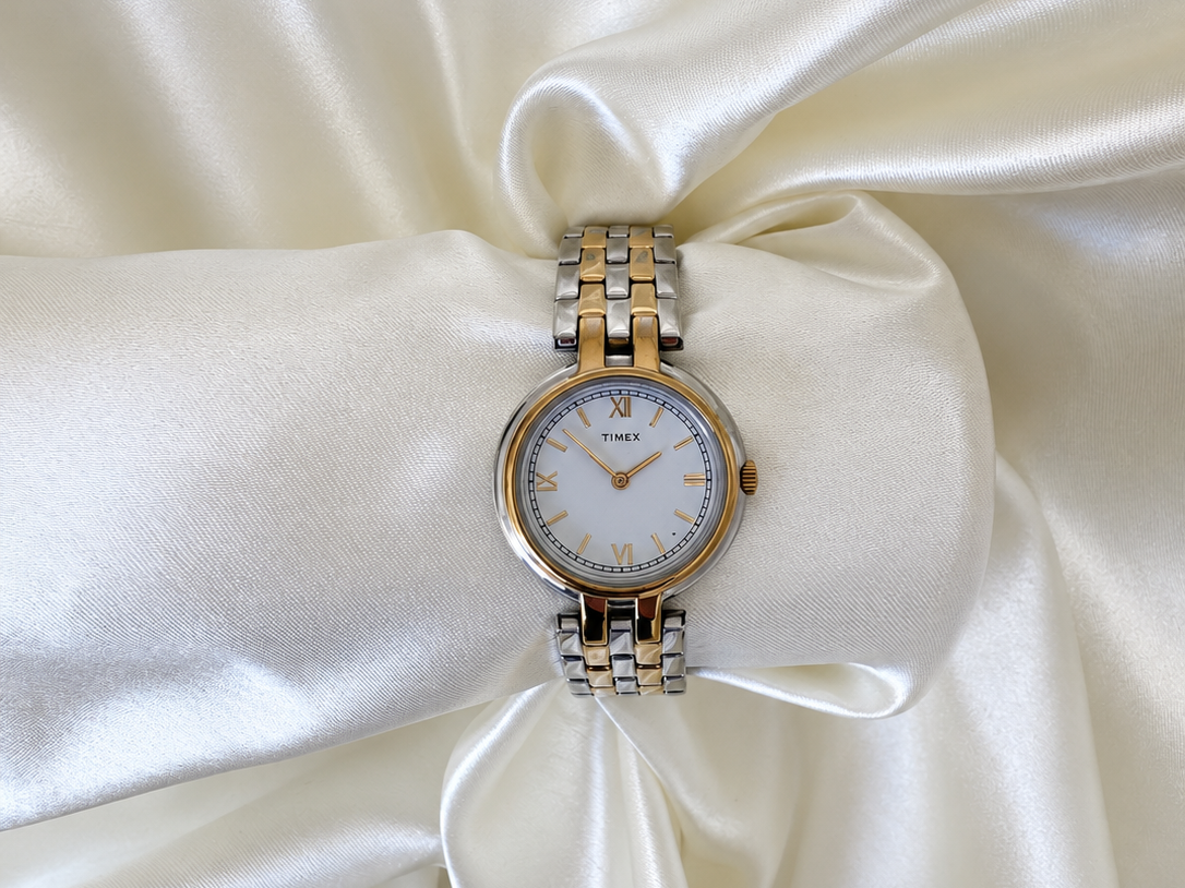 The Timex Two-Tone Chain Link Watch