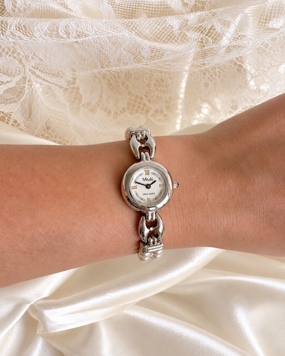 The Misaki Pearl Bracelet Watch