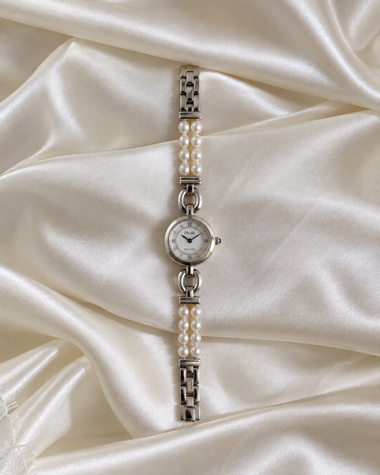 The Misaki Pearl Bracelet Watch