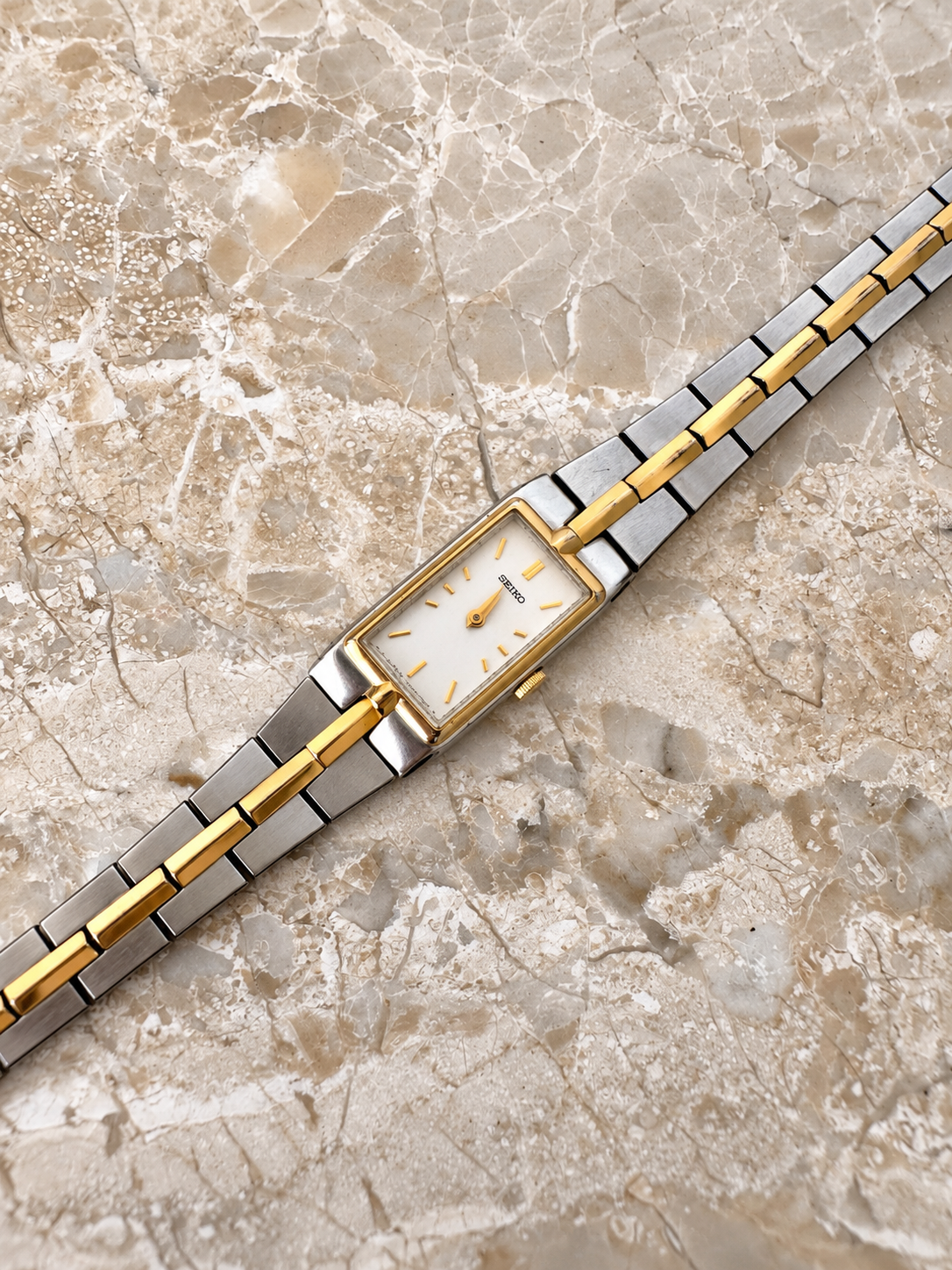 The Vintage Seiko | Two-Tone Rectangle