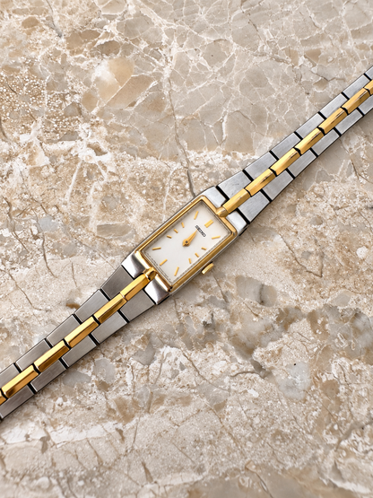 The Vintage Seiko | Two-Tone Rectangle