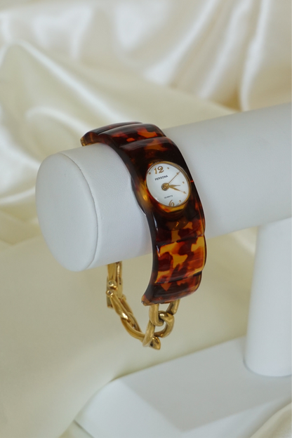 Tortoise and Gold Watch