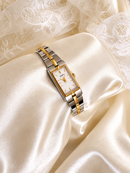 The Vintage Seiko | Two-Tone Rectangle