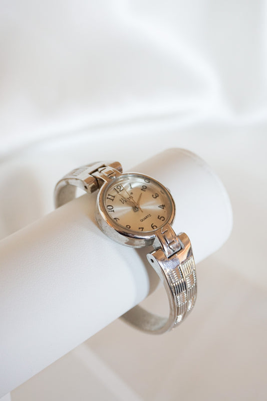 2000s Silver Vivani Bangle Watch