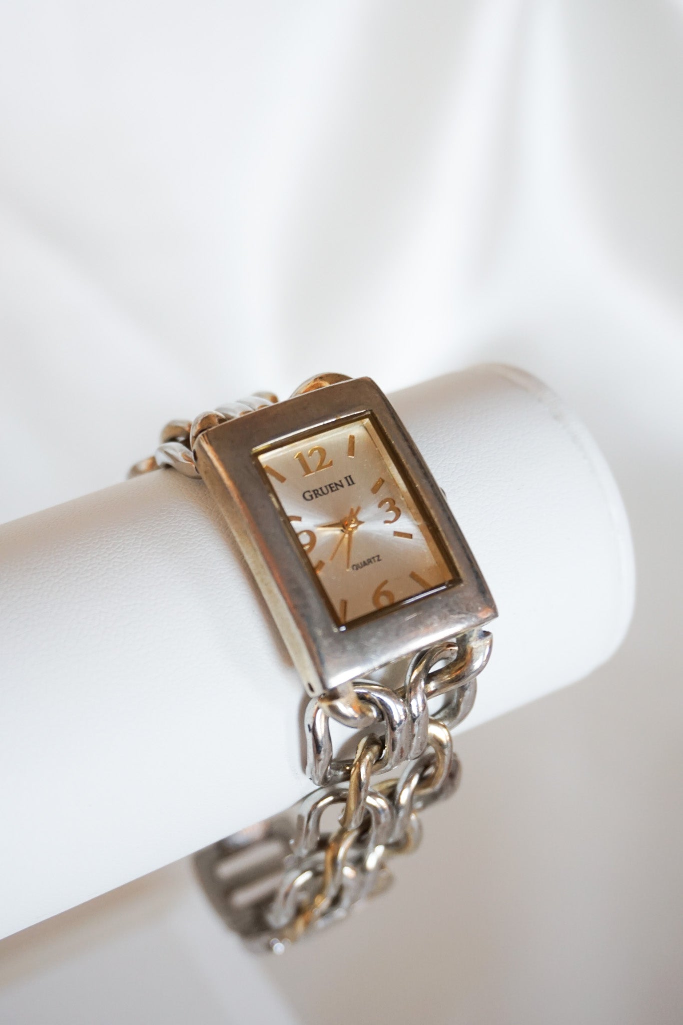 1990s Silver & Gold Gruen II Watch