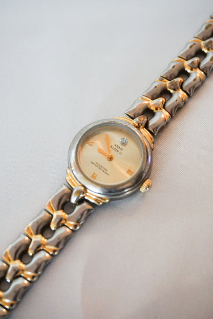 Silver & Gold Anne Klein II Watch