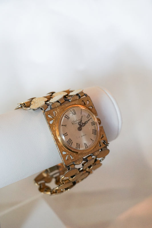 1970s Rhapsody Royale Gold Chain Watch