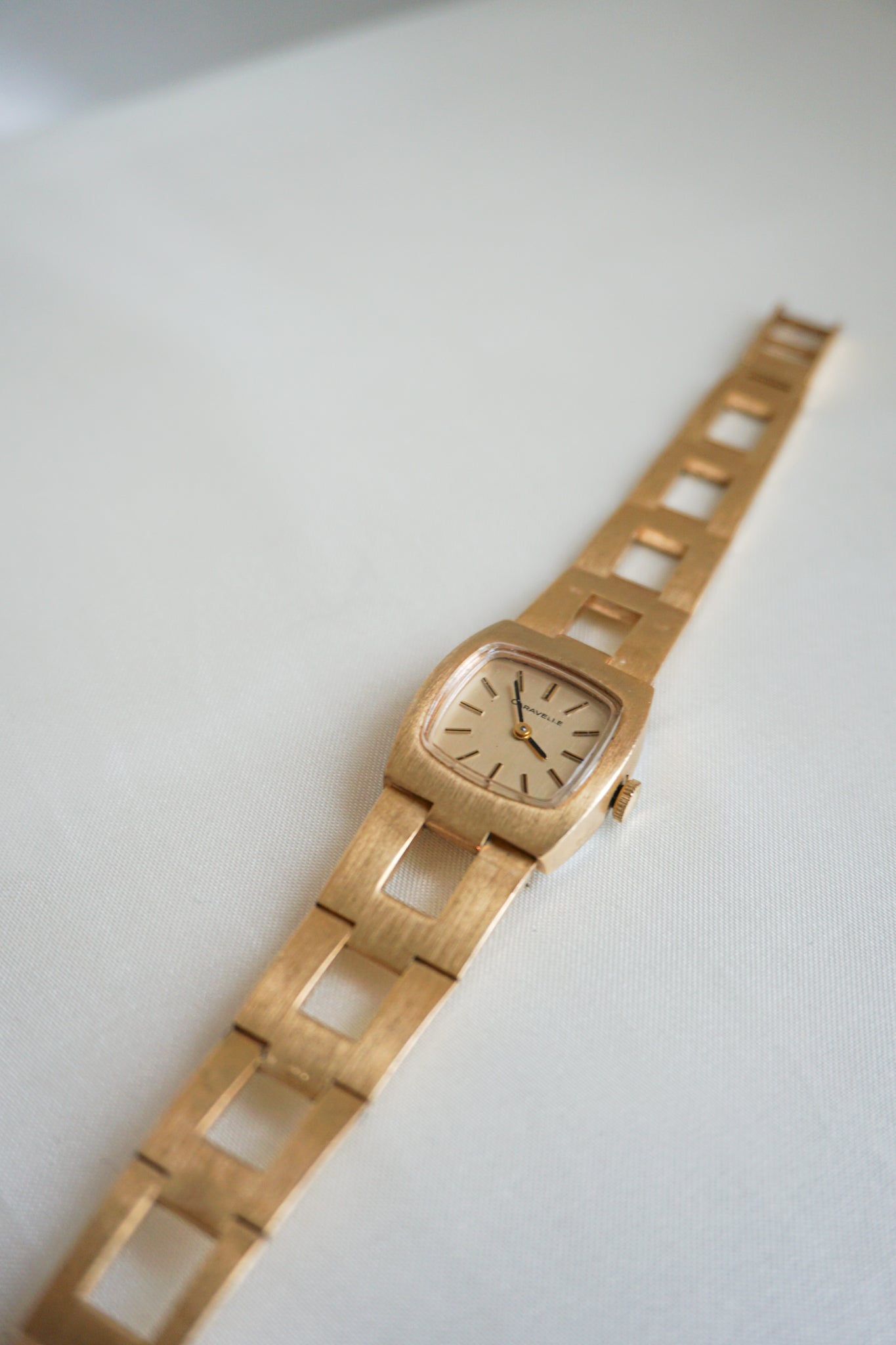 Gold Caravelle Watch