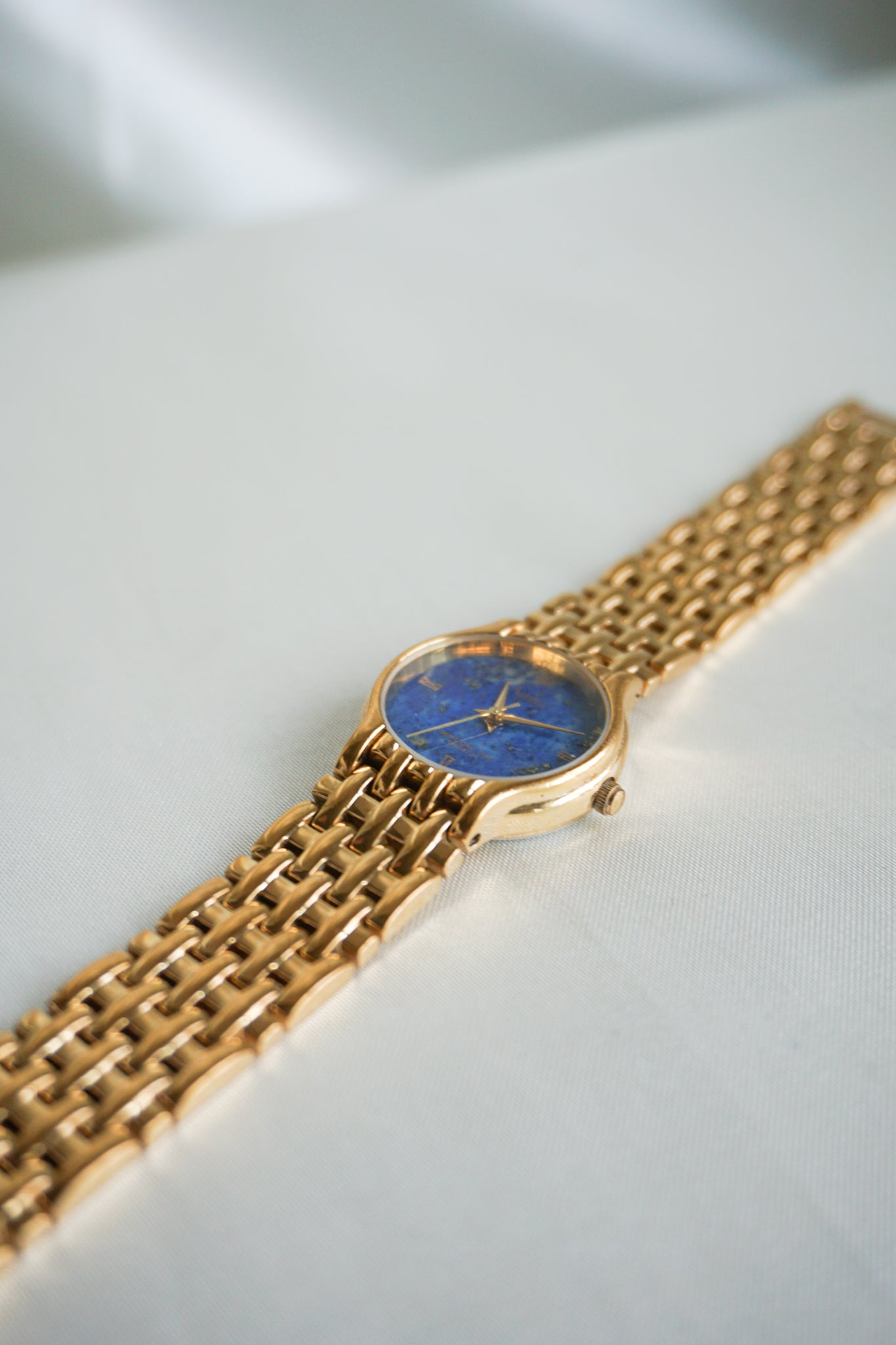 Gold & Blue Avanti Watch