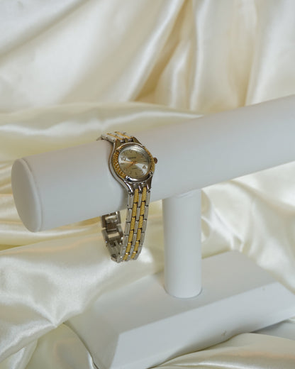Two Tone Gold Geneva Watch