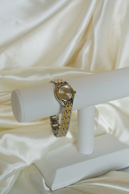 Two Tone Gold Geneva Watch