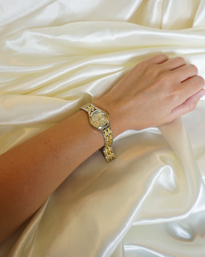 Two Tone Gold Geneva Watch