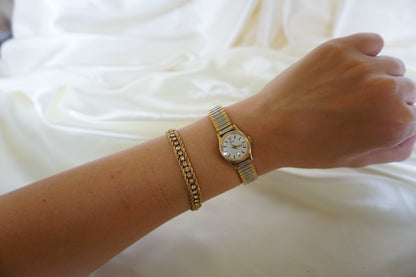 Gold & Silver Timex Watch