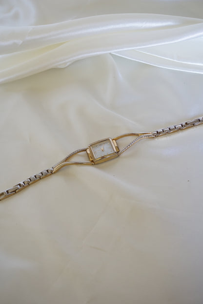 Gold Cut Out Watch