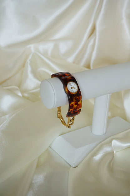 Tortoise and Gold Watch